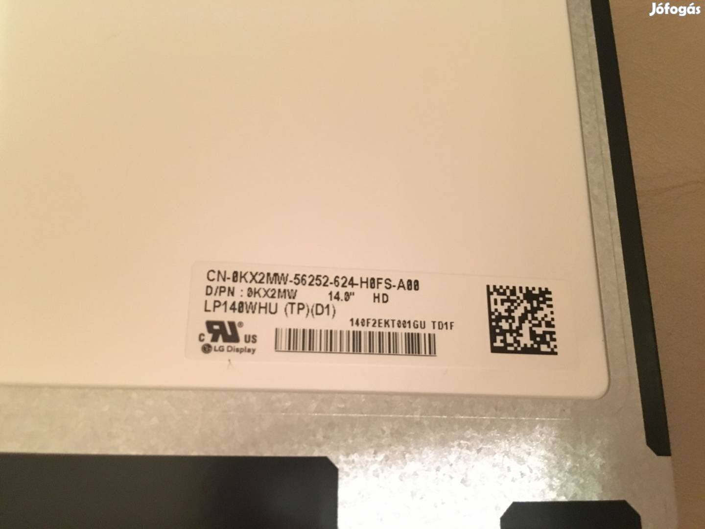 Dell Latitude E7440 E7450 Inspiron 7437 LCD Kijelző Kx2MW LP140WHU