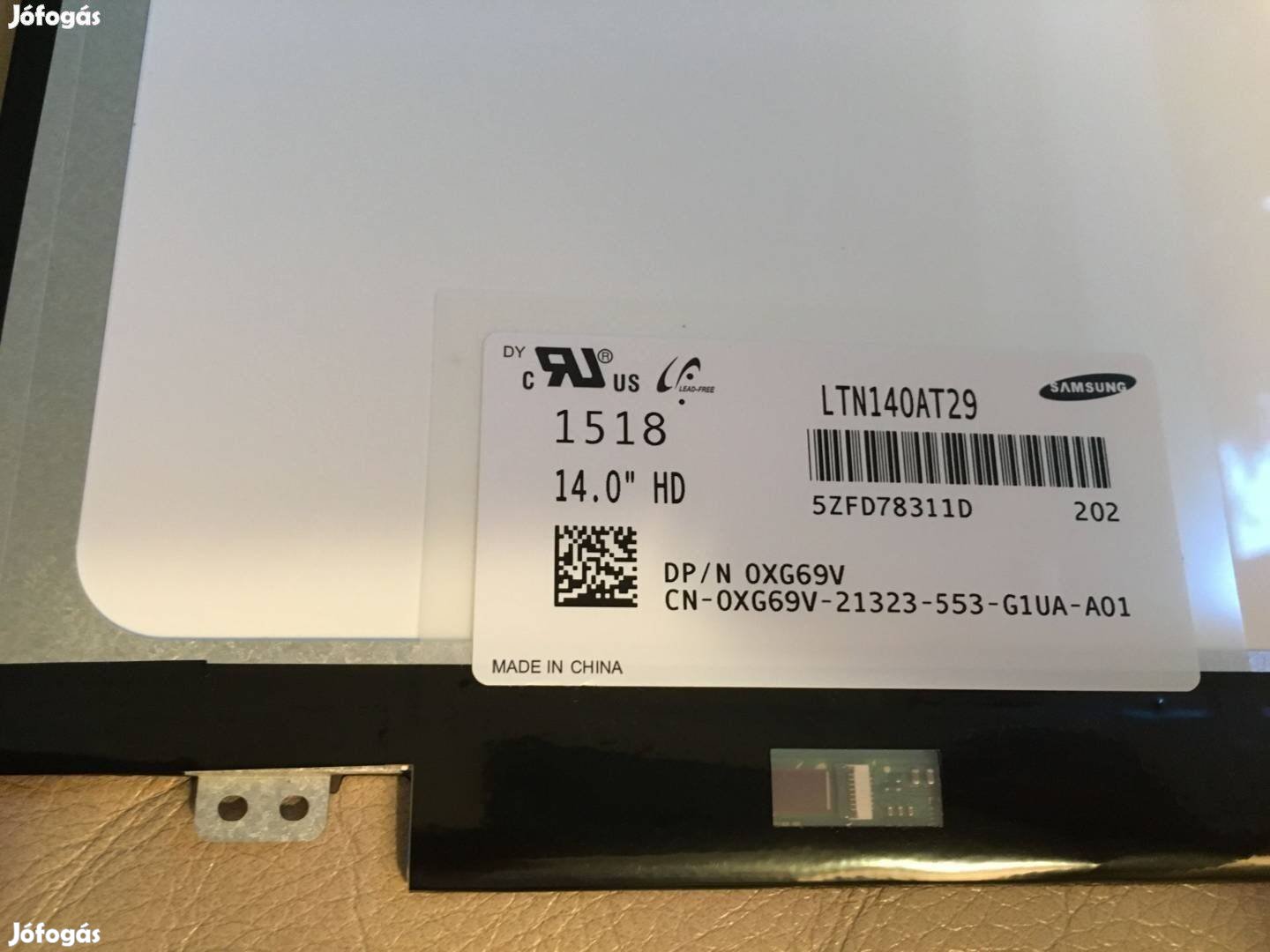 Dell Latitude E7440 LCD Kijelző 14.0" HDF XG69V Ltn140AT29 Ltn140AT28