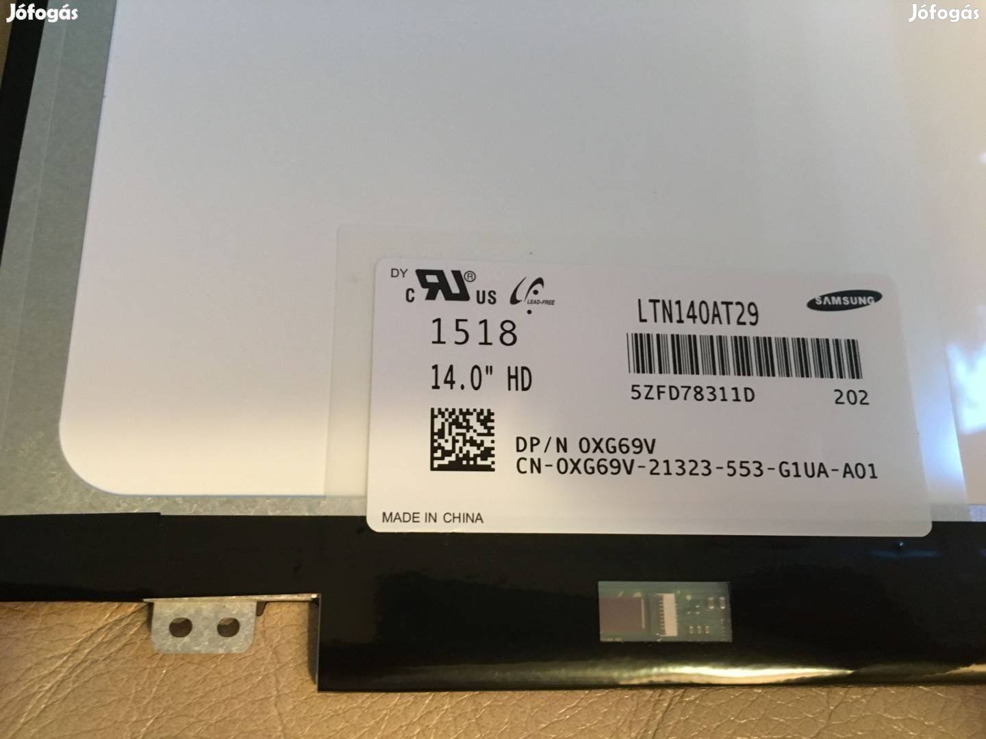 Dell Latitude E7440 LCD Kijelző 14.0" HDF XG69V Ltn140AT29 Ltn140AT28