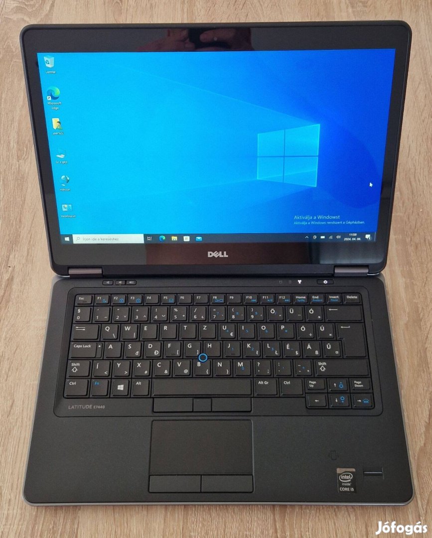 Dell Latitude E7440.Üzleti.FHD Touch,I5,8GB,128GB,Magyar Vil Bill