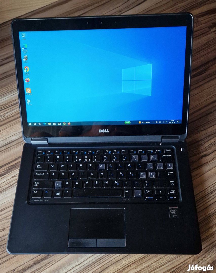 Dell Latitude E7450 Touch i5-5300U/8GB/128GB SSD/FHD érintős