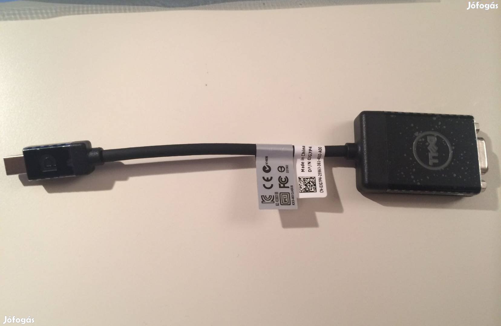 Dell Mini Display TO VGA Kábel Átalakító Kábel Új JG7P4 0JG7P4