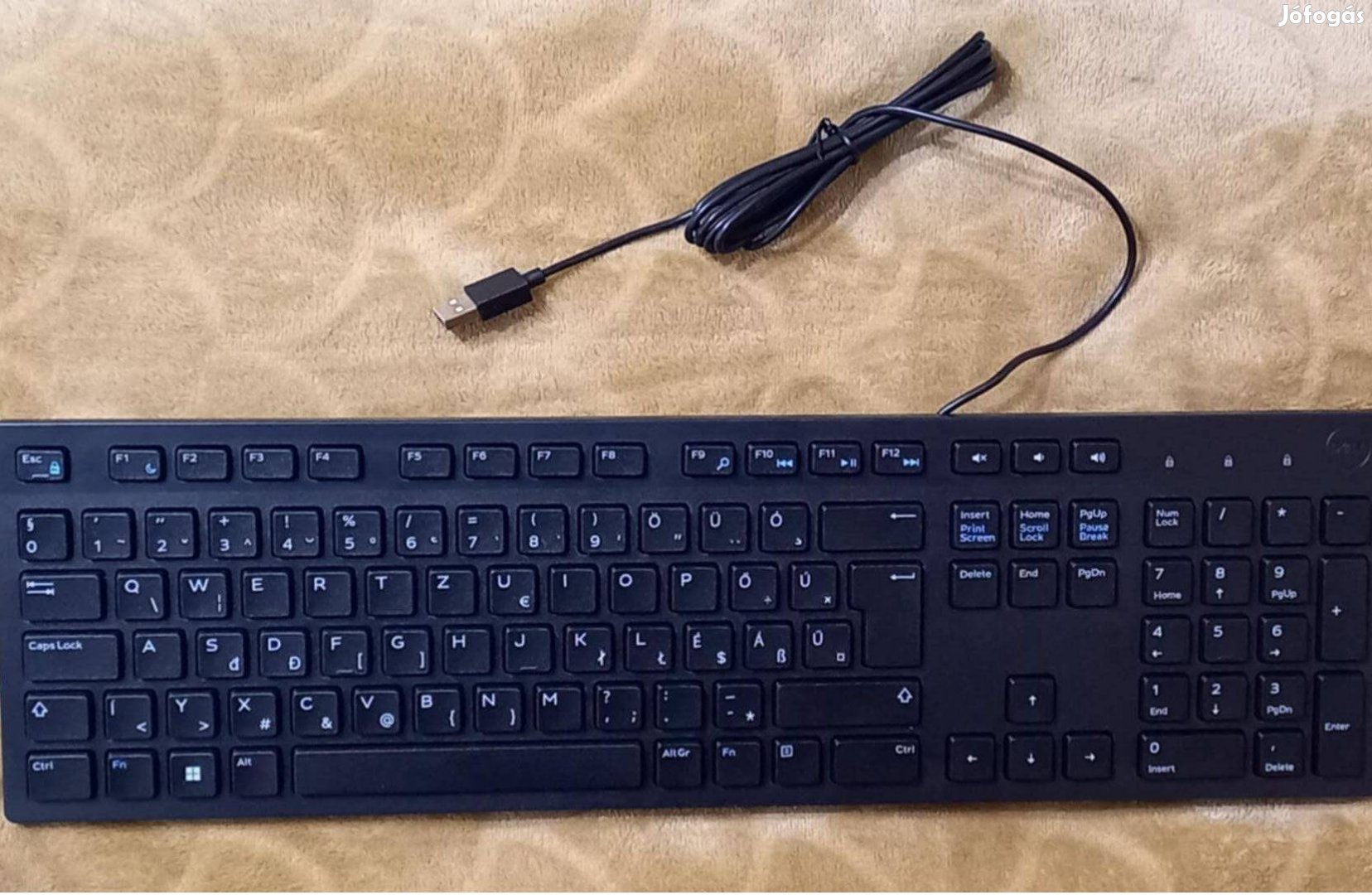 Dell Multimédiás Billentyűzet USB Csatlakozóval Dobozban