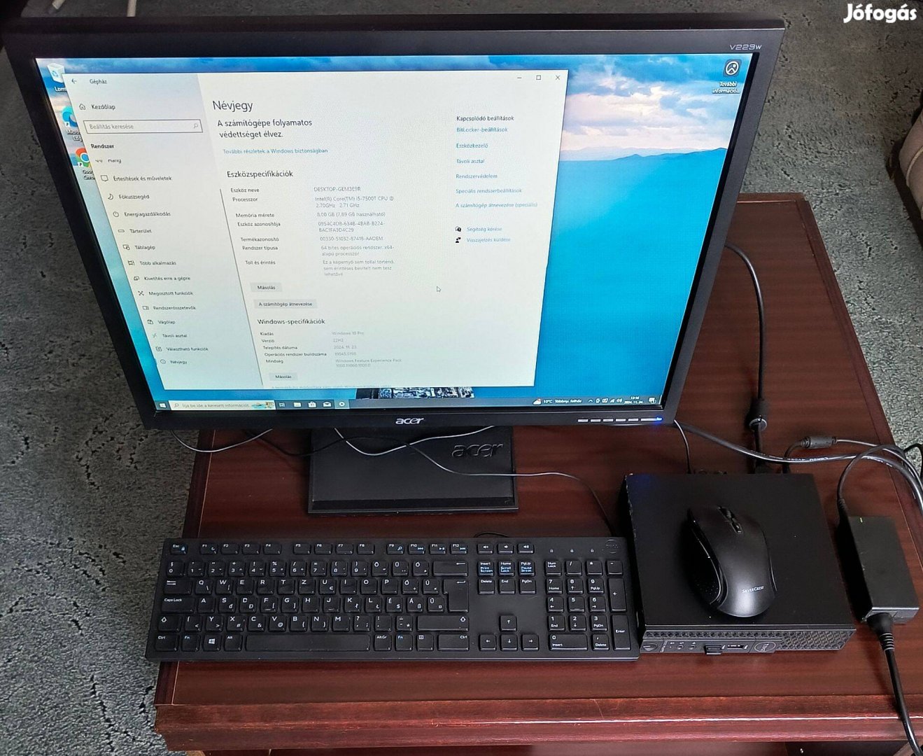 Dell Optiplex3050 Micro számitógép eladó