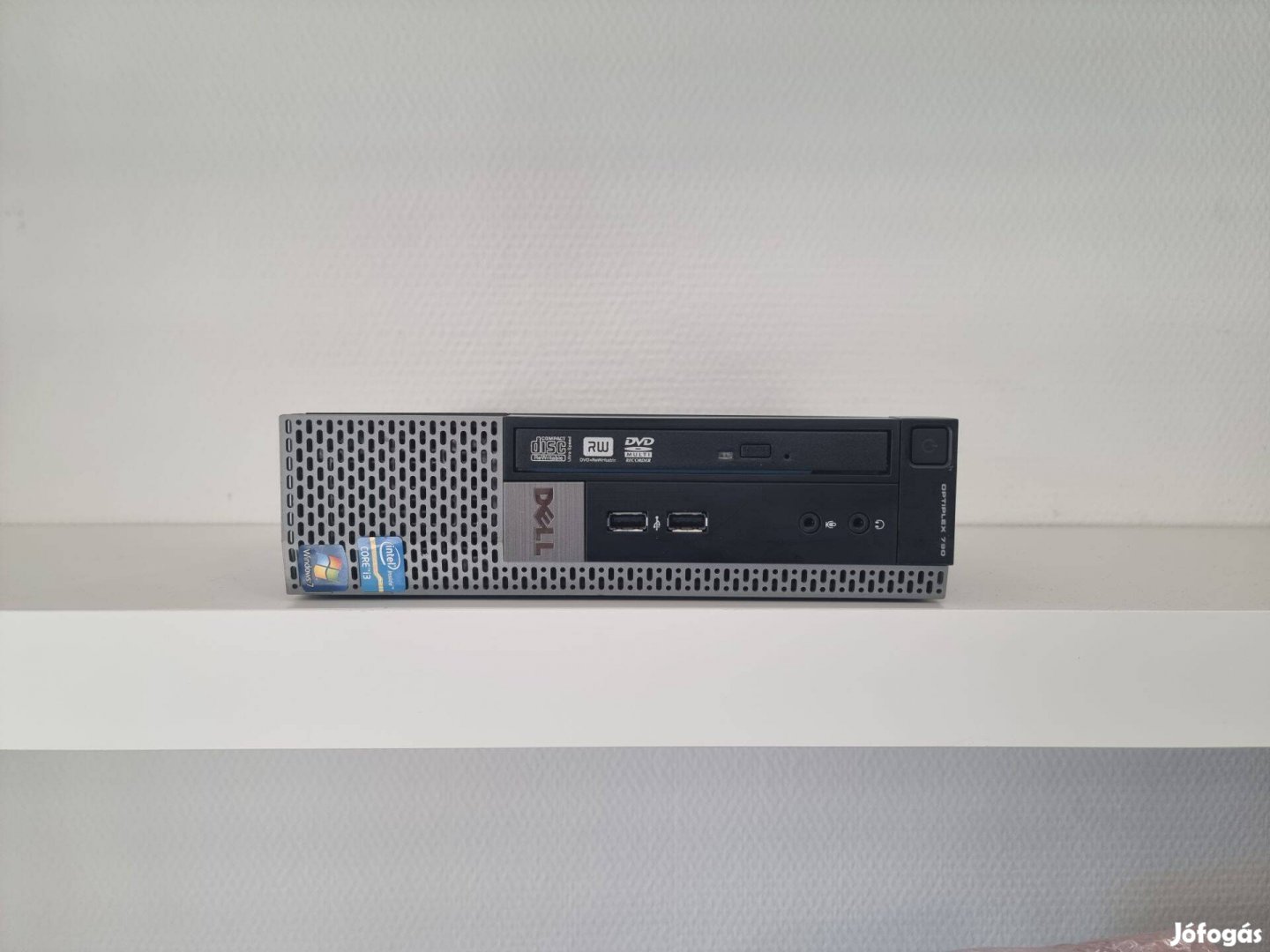 Dell Optiplex 790 uSFF Intel 2. generációs i3 asztali PC, SSD-vel