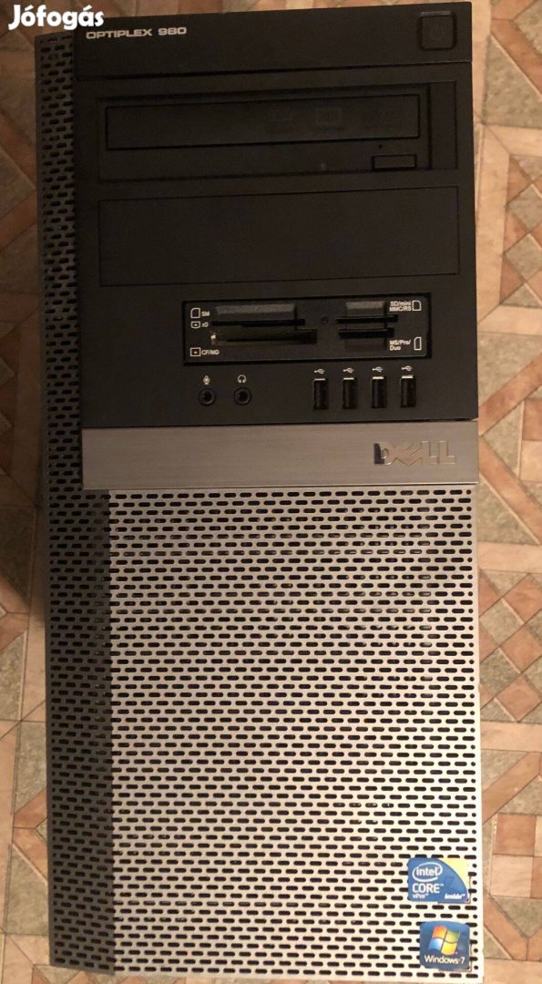 Dell Optiplex 980 brand PC számítógép