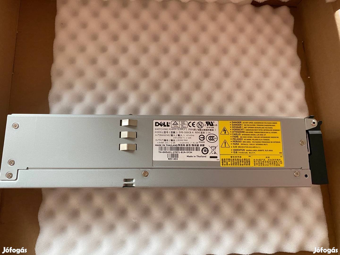 Dell Poweredge 2650 táp 2650 power supply 502W DPS-500CB HD431 0HD431