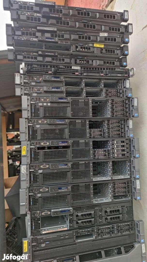 Dell Poweredge R310 rack szerver server, üresen, letesztelve