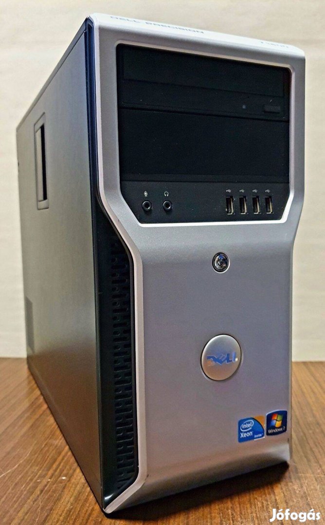 Dell Precision T1600 (Intel Xeon E3, 8GB, 512 GB) asztali számítógép