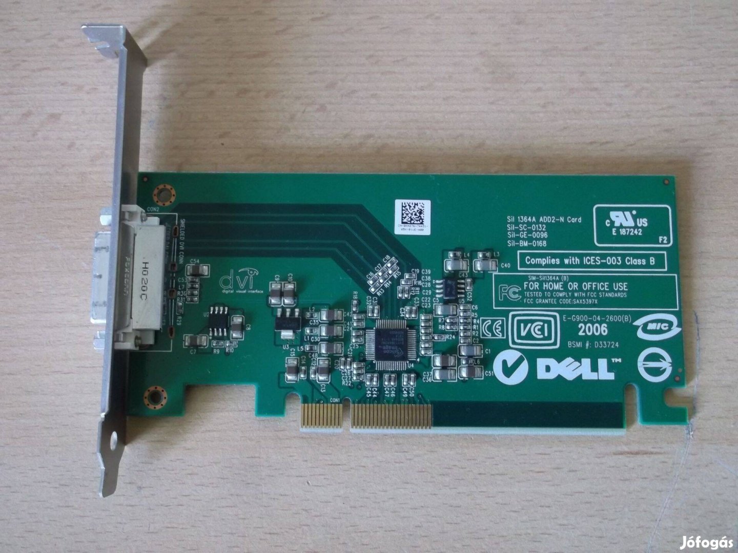 Dell Sil-1364A ADD2-N DVI bővítőkártya