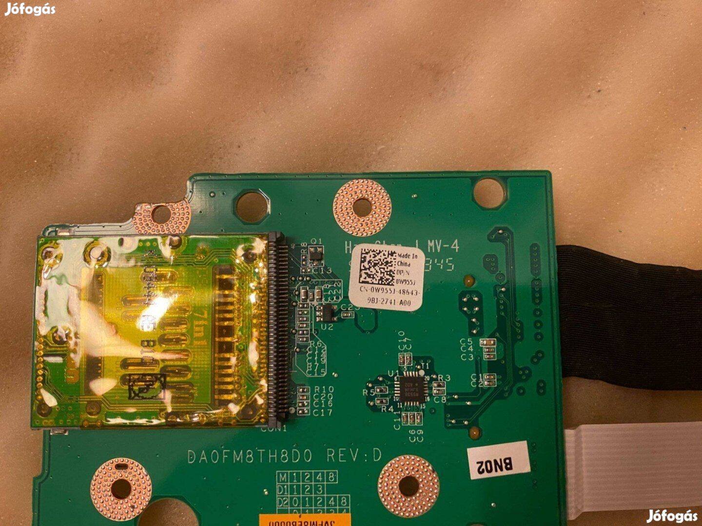 Dell Studio 1555 circuit board kártyaolvasó board bontott W955J 0W955J