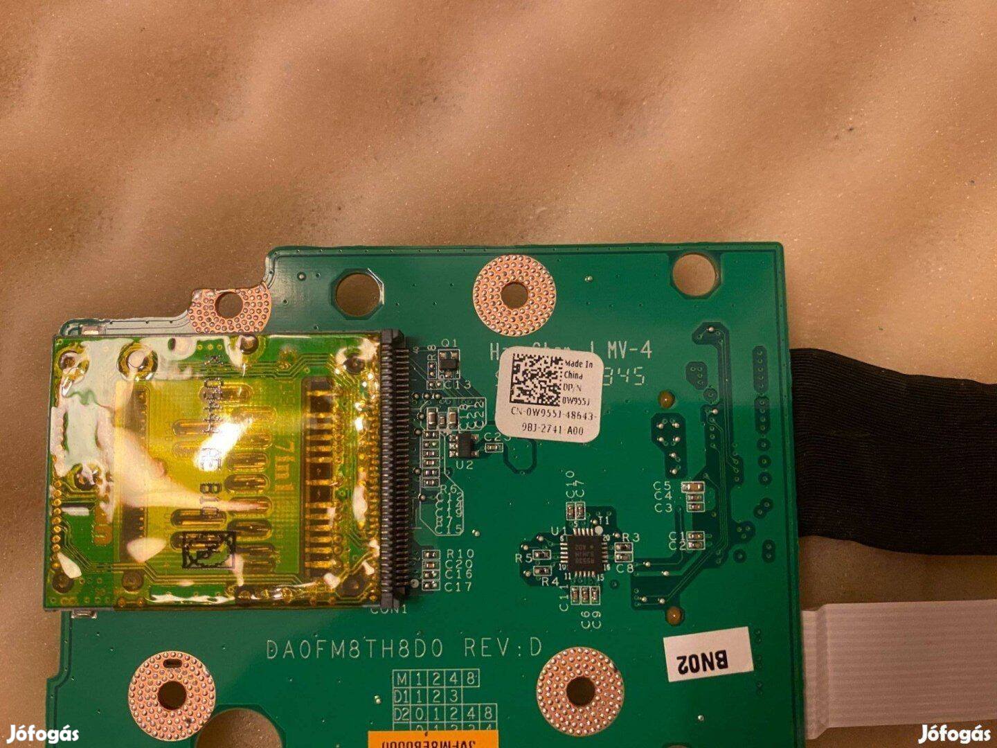 Dell Studio 1555 circuit board kártyaolvasó board bontott W955J 0W955J