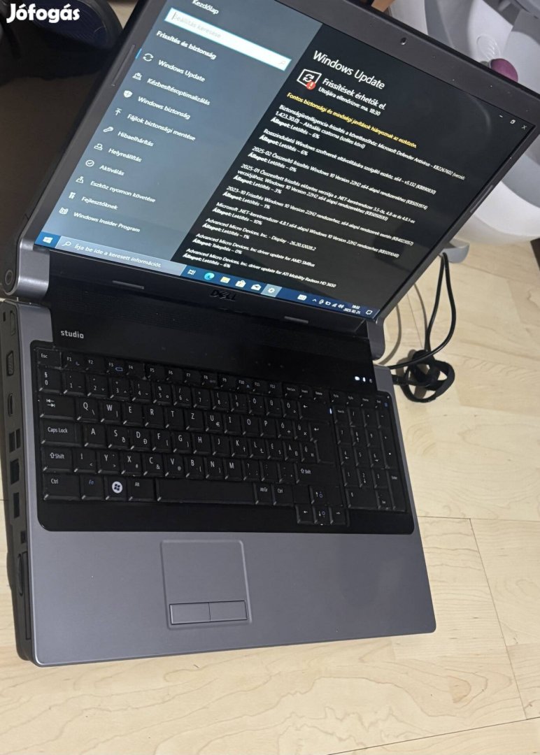Dell Studio laptop 17" Fullhd+/ csere kisebb laptopra 12.5 coltól
