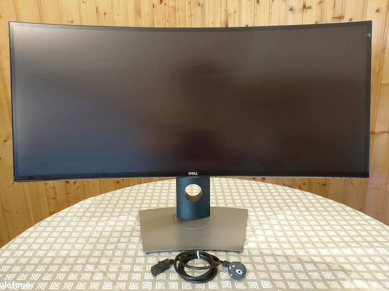 Dell U3421WE Monitor - LCD Hibával - Szép Állapotban