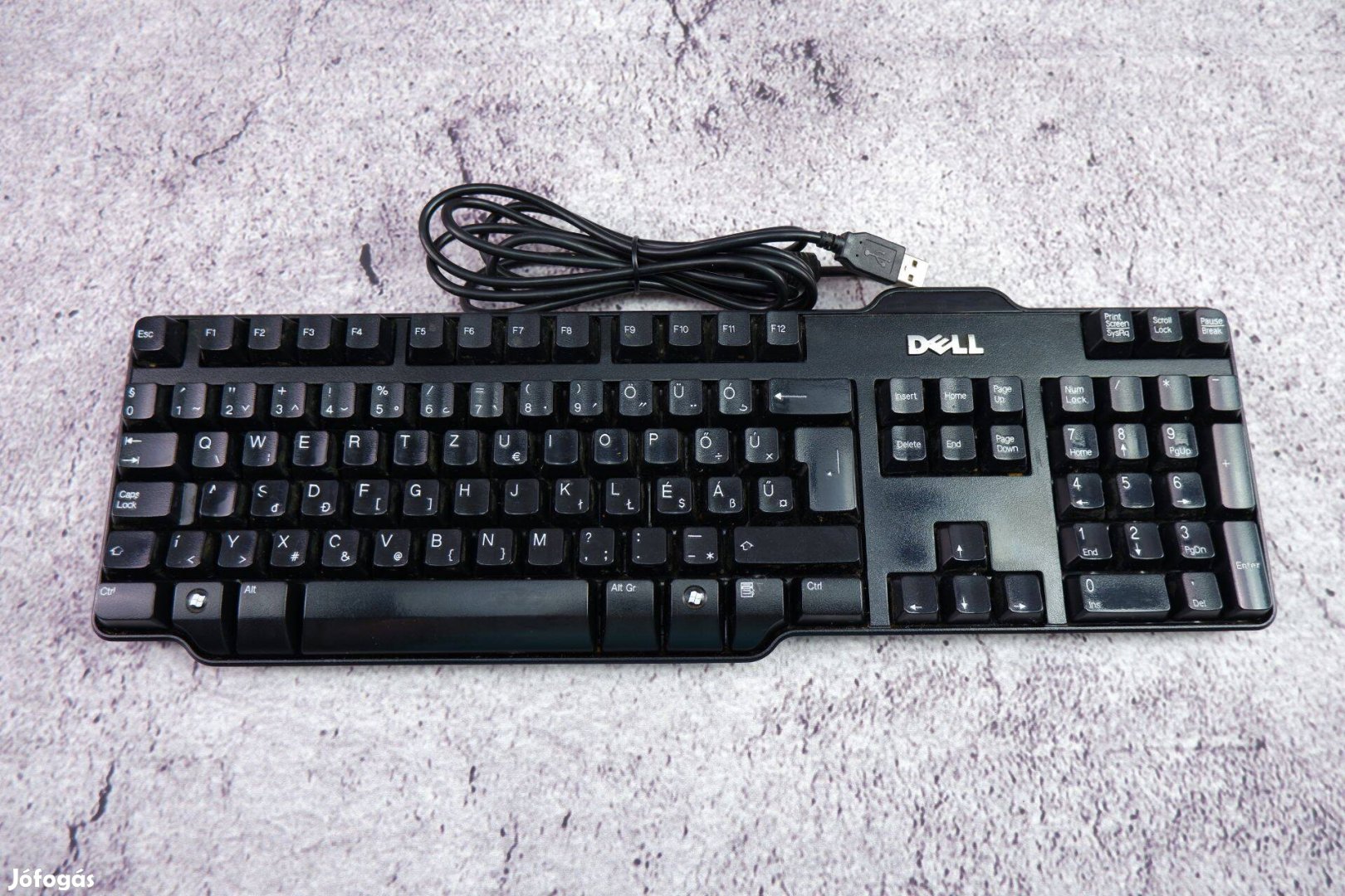 Dell USB billentyűzet fekete SK-8115 CN-0DJ370