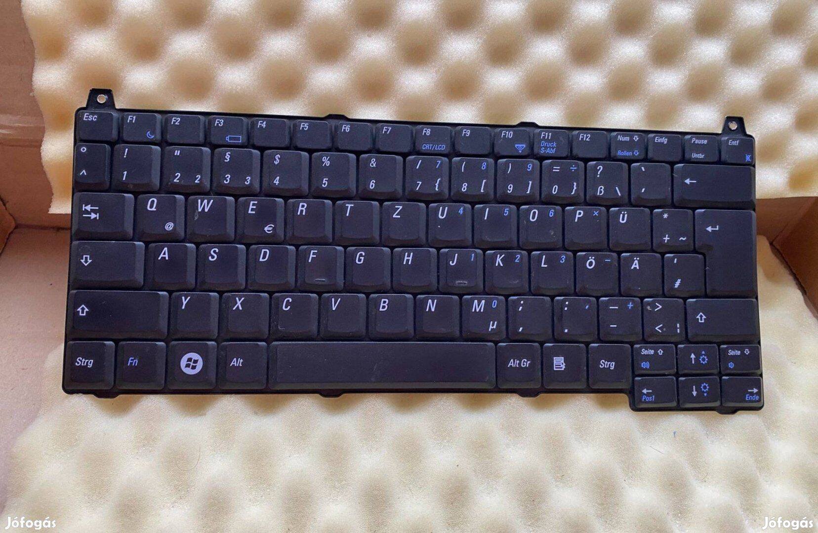 Dell Vostro 1310 1320 1510 1520 fekete német billentyűzet T454C 0T454C