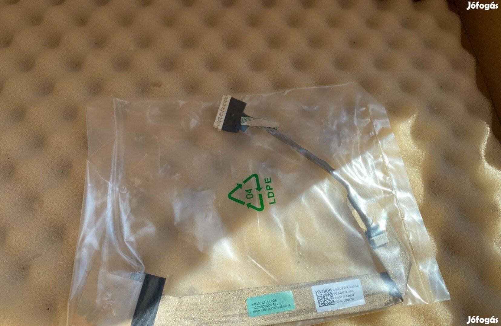 Dell Vostro 1520 kijelző kábel szalagkábel DC02000QD00 D837K 0D837K
