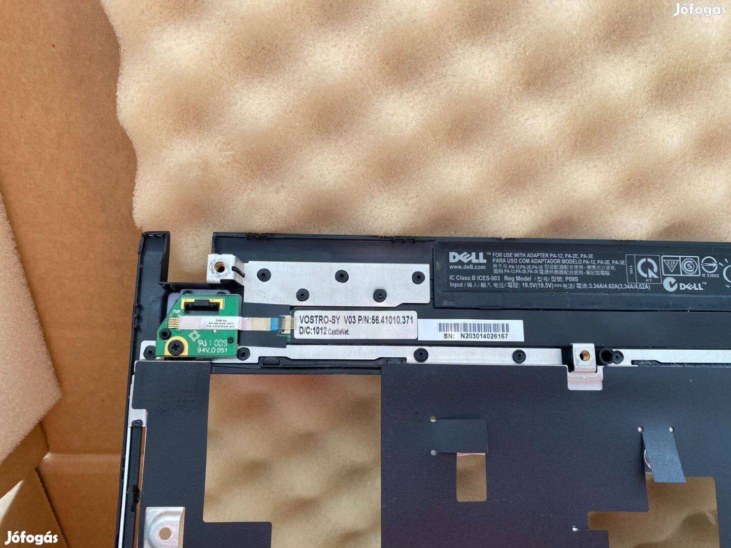 Dell Vostro 3300 palmrest touchpadd bontott hibátlan Xdtc2 0Xdtc2