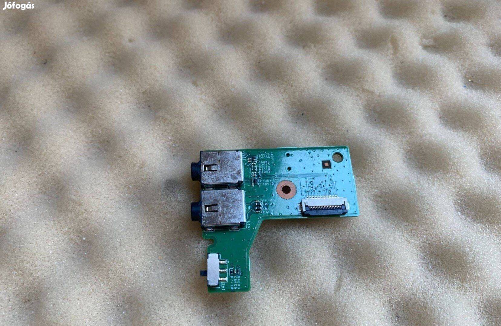 Dell Vostro 3700 audio board bontott fejhallgató csati 48.4RU02.011
