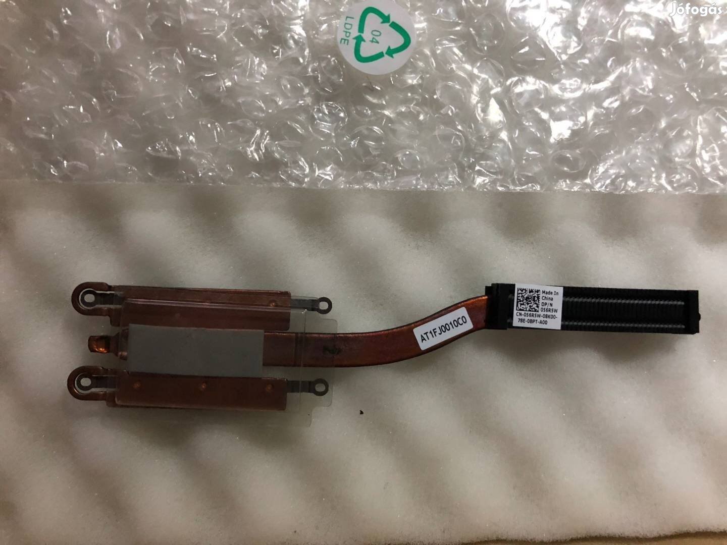 Dell XPS 13 XPS 9350 heatsink hűtőborda hűtés 56R5W 056R5W6 AT1FJ0010C