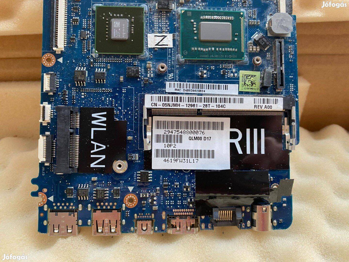 Dell XPS L421X alaplap új I7-3517U nvidia VGA 5Njmh 05Njmh