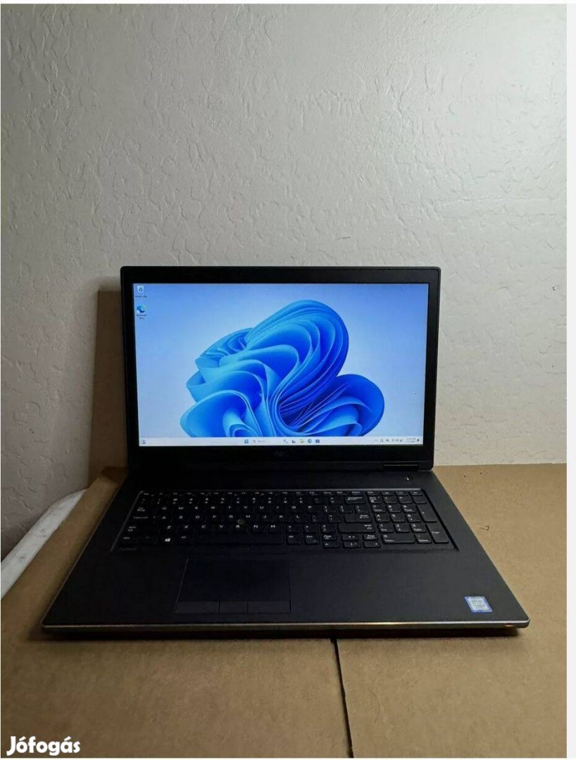 Dell laptop eladó Fullos erőmű! Nvidia Quadro P3200 6GB