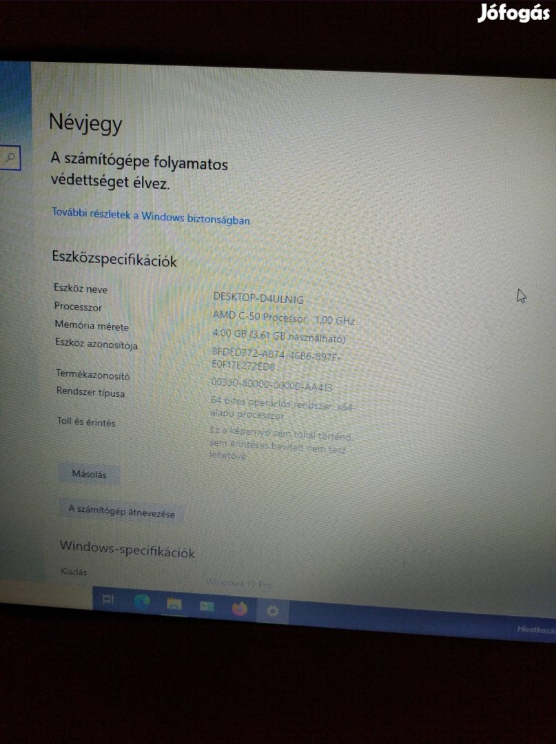 Dell laptop eladó szép állapotú 