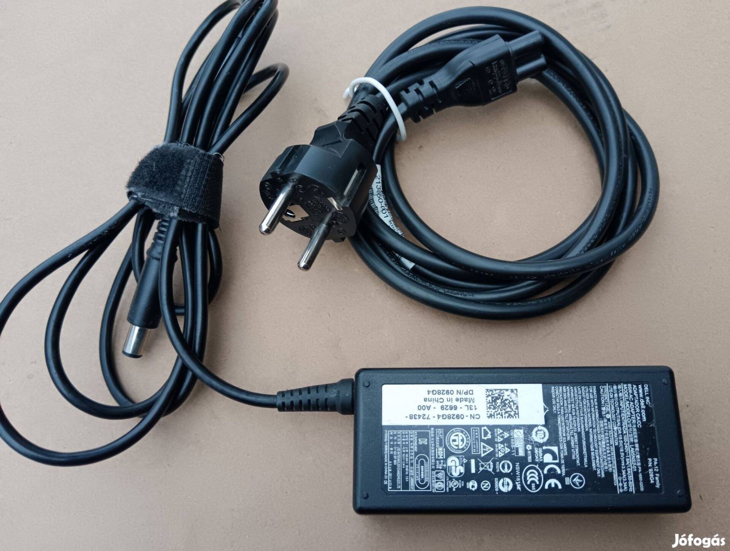 Dell laptop töltő 19.5V 3.34A 65W, Dell töltő