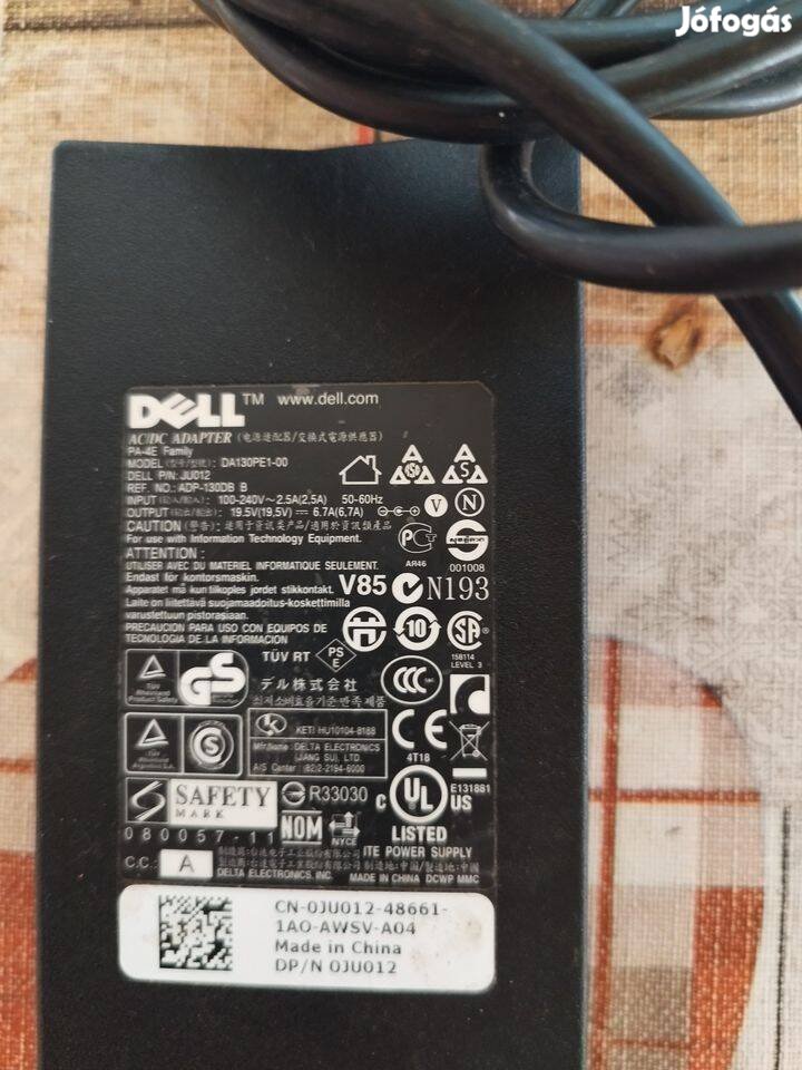 Dell laptop töltő 6,7 W
