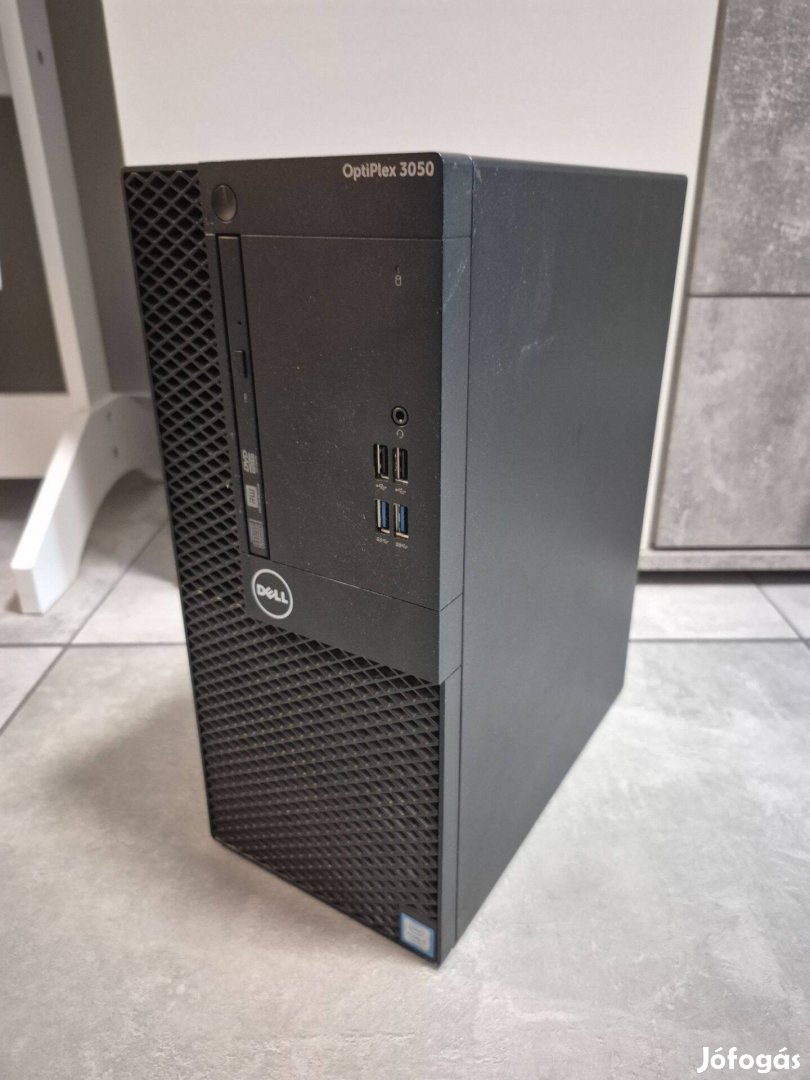 Dell optiplex 3050 számítógép: i3 7.gen, 8GB RAM, 120GB SSD, legálsis