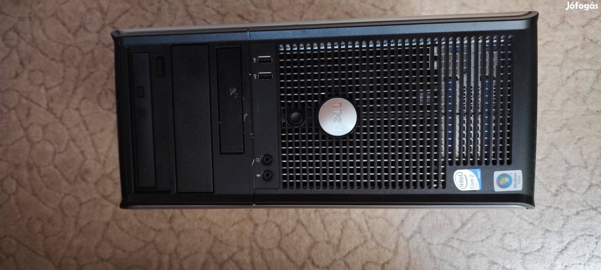 Dell optiplex 755 pc számítógép 2Gb 80Gb Sata HDD