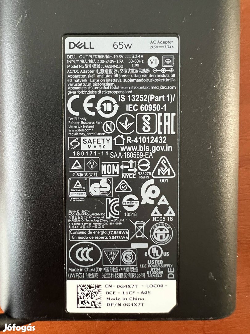 Dell töltő adapter