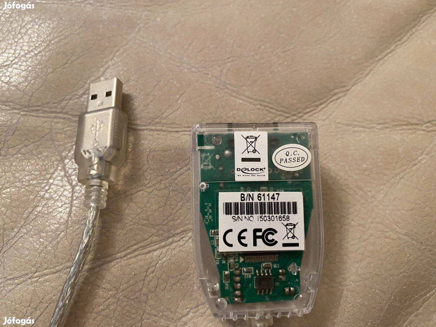 Delock Átalakító USB to LAN USB to LAN átalakító Delock 61147 USB Ethe