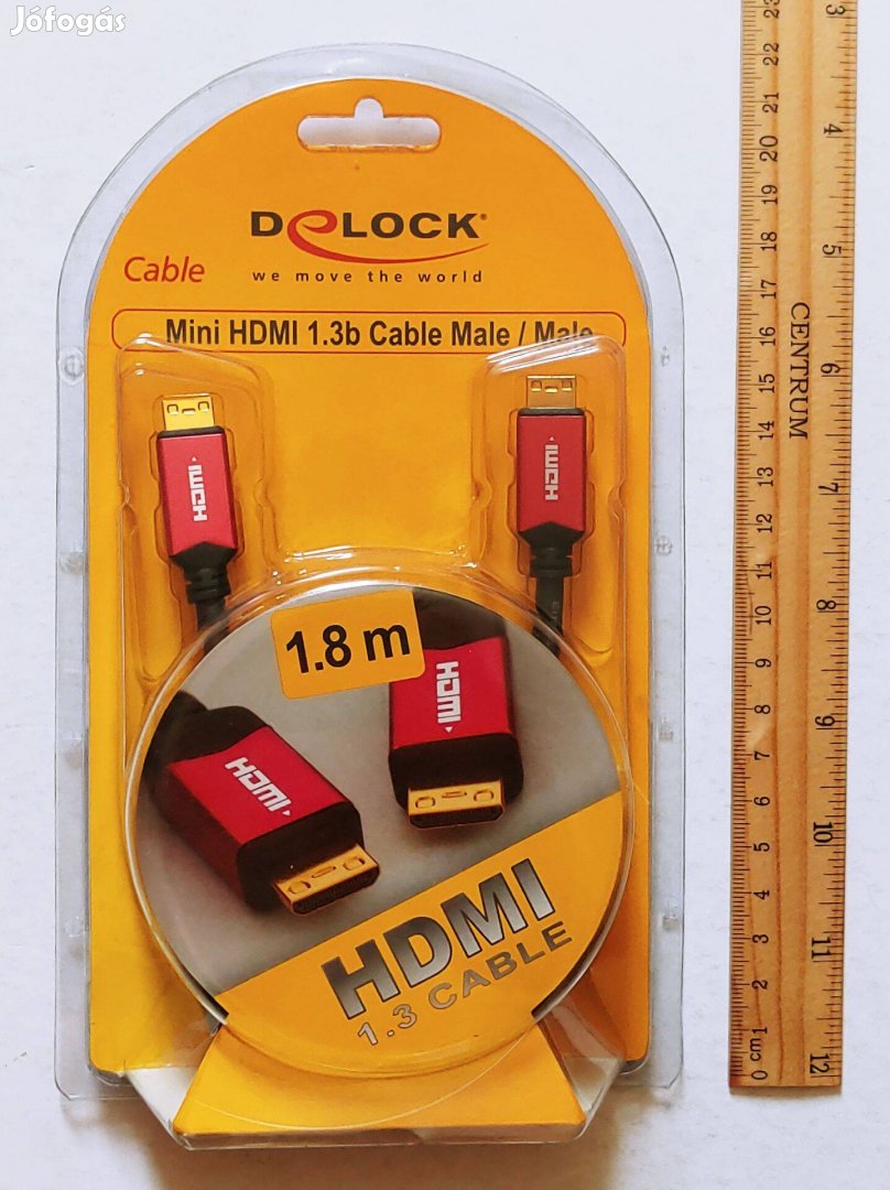 Delock (Mini) HDMI C - (Mini) HDMI C 1.3b kábel (84339) - 1,8 méter