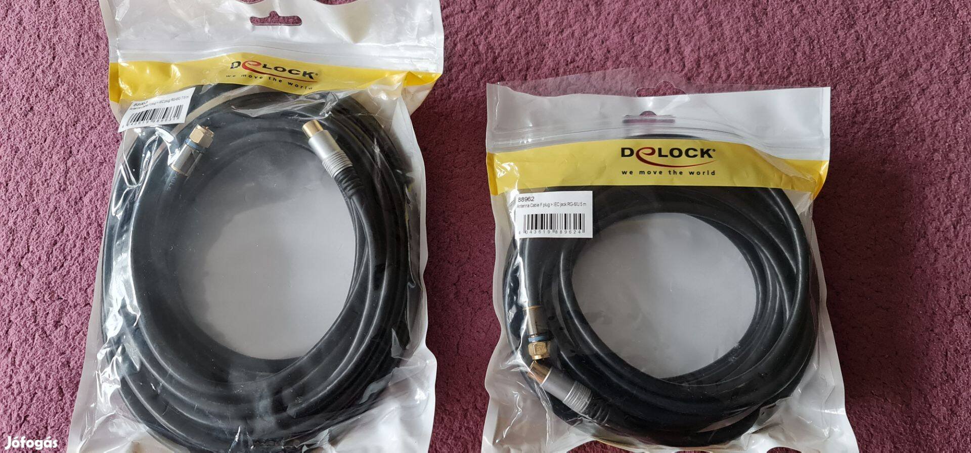Delock és Kabeldirect Pro minőségi antenna kábelek