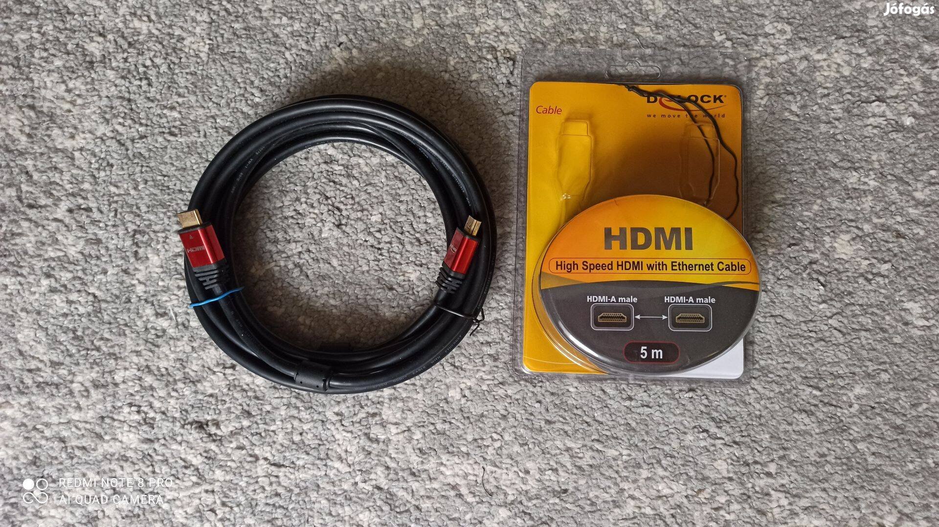 Delock magas minőségű HDMI kábel 5 m hosszú