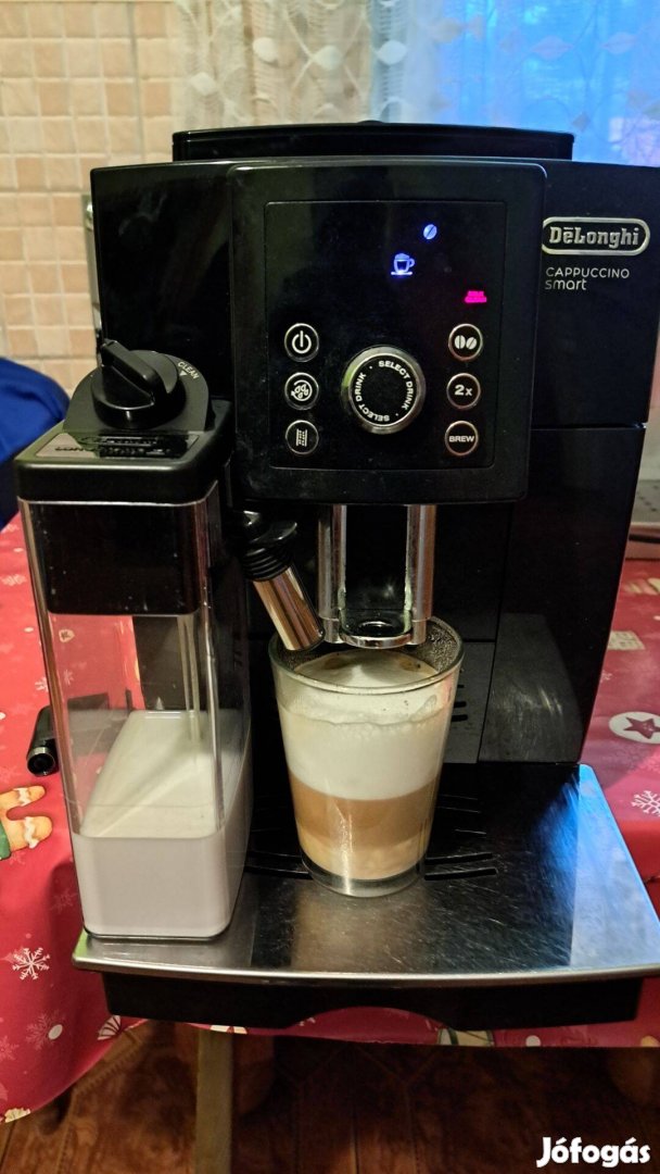 Delonghi Cappucino Smart Automata Darálós Kávégép gyári dobozával