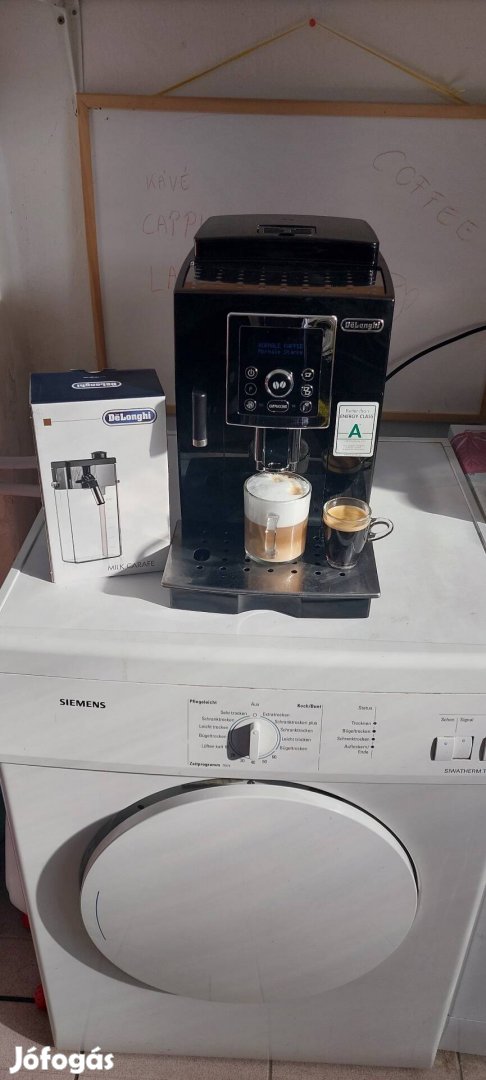 Delonghi Intensa automata kávégép vadiúj tejtartállyal