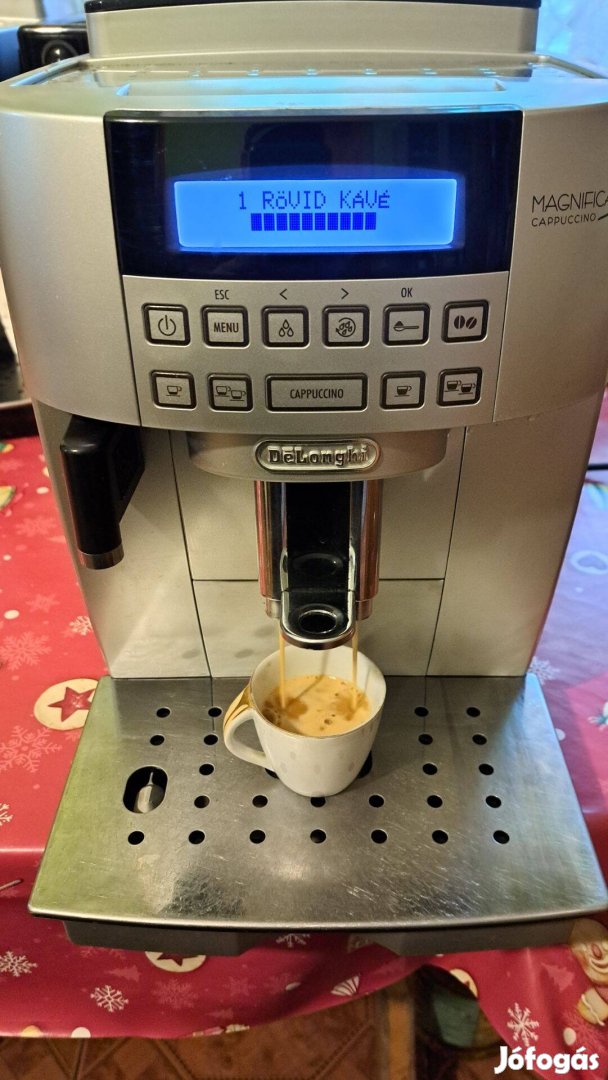 Delonghi Magnifica S Cappuccino tejtartály sajnos nincs!! Magyar Menüs