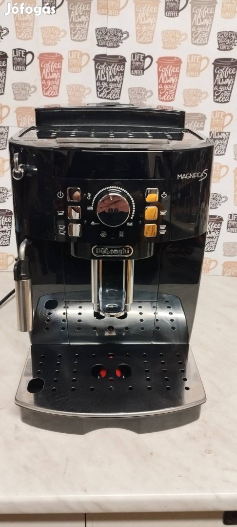 Delonghi Magnifica S Eco Fekete színű Automata kávégép Garanciával 