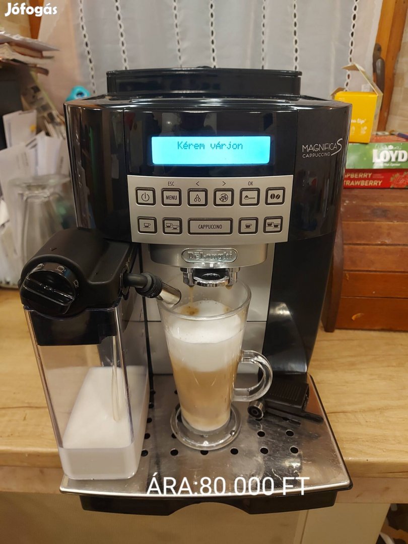 Delonghi Magnifica S cappcchino( magyar menüs)