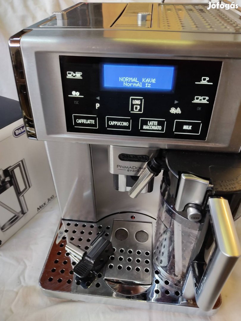 Delonghi Primadonna Avant Cappuccino full automata kávéfőző