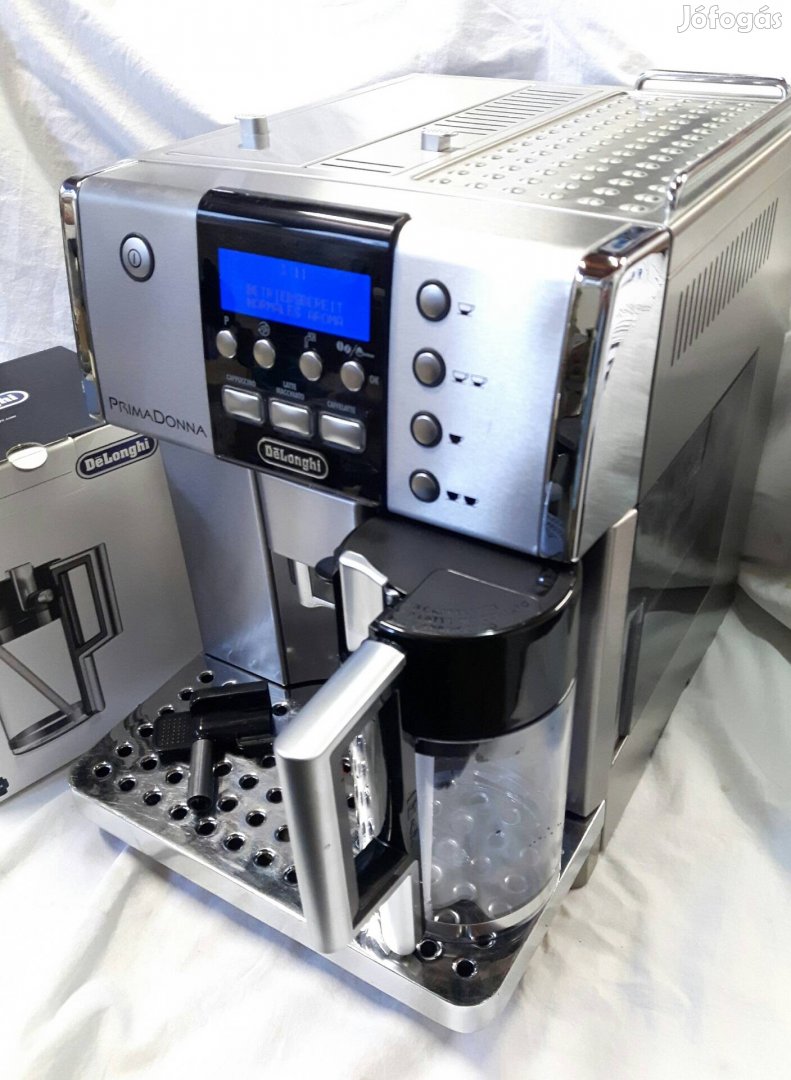Delonghi Primadonna Cappuccino inox automata kávéfőző