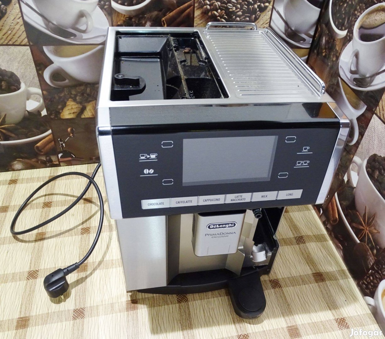 Delonghi Primadonna Exclusive automata kávégép kávéfőző presszógép