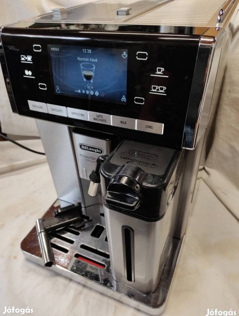 Delonghi Primadonna Exclusive full automata kávéfőző