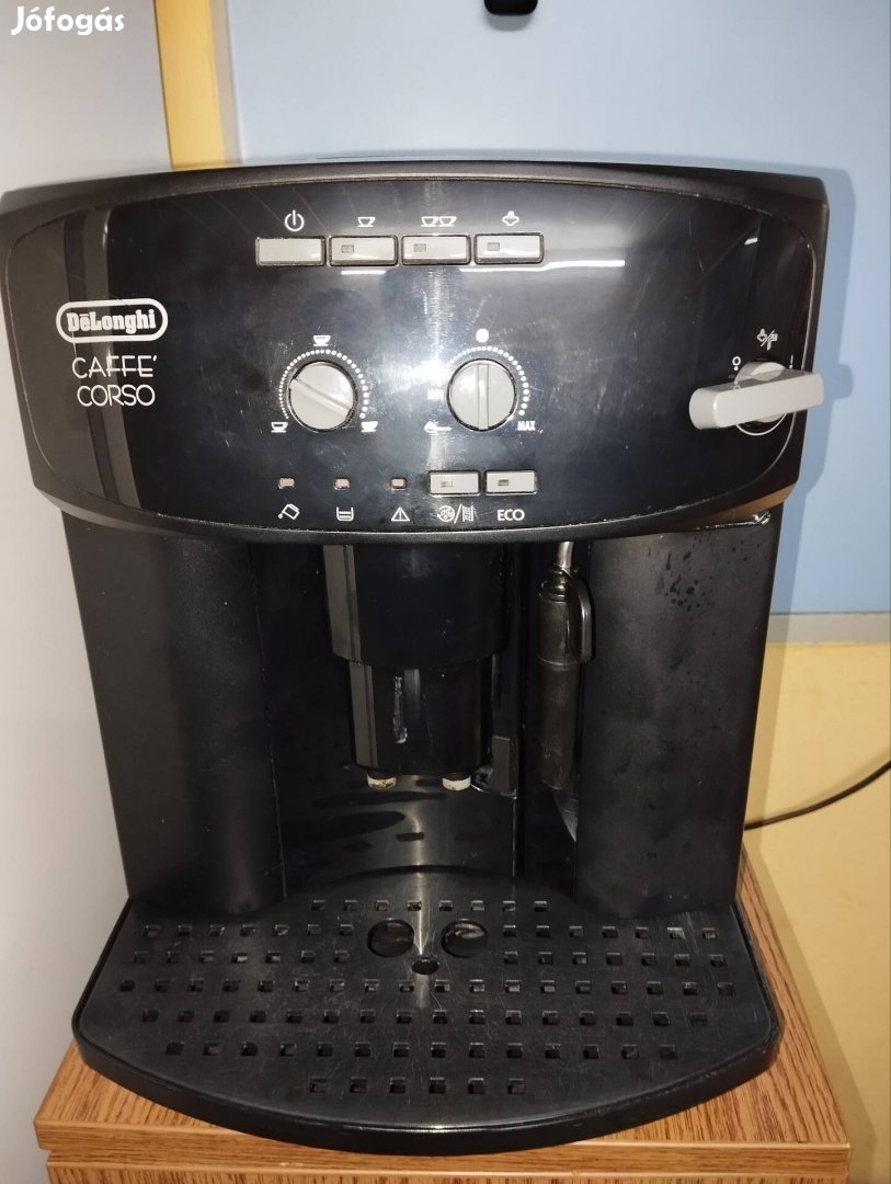 Delonghi darálós kávégép felújított, eladó