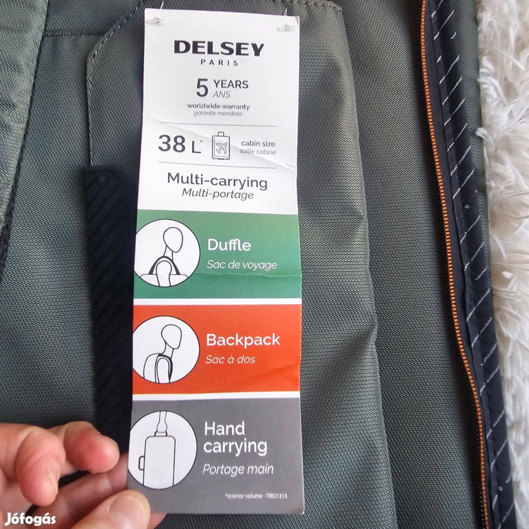 Delsey duffel táska 38 L teljesen új cimkés