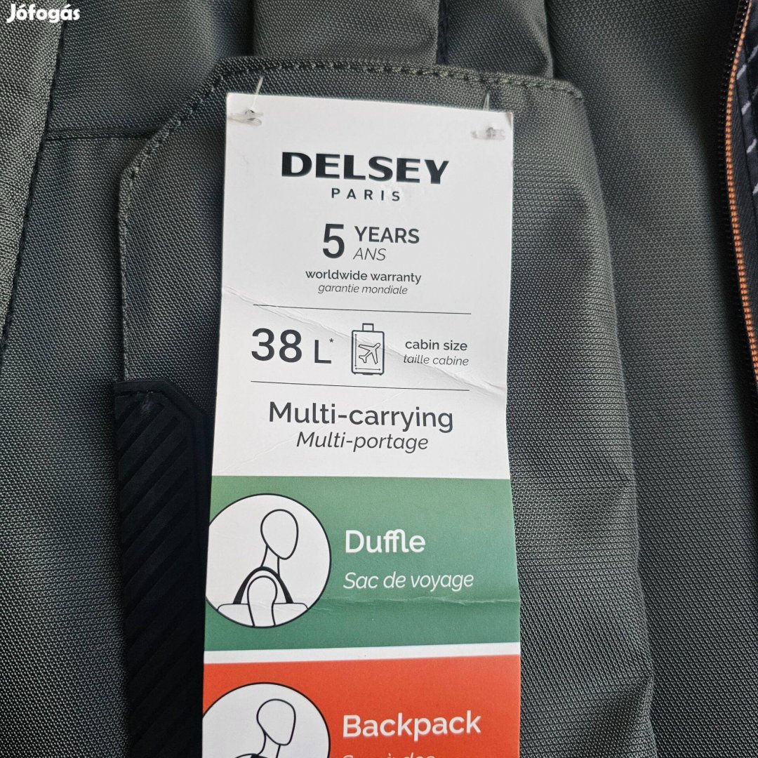 Delsey duffel táska 38 L teljesen új cimkés