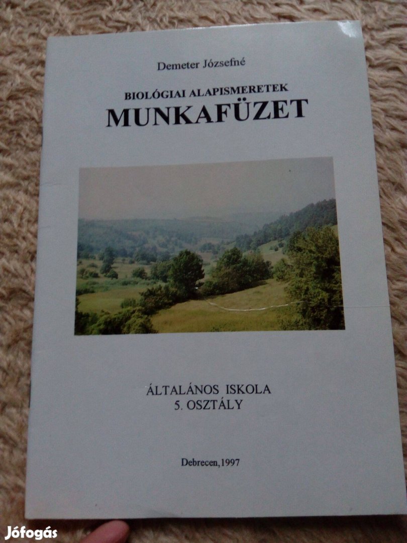 Demeter Józsefné: Biológiai alapismeretek munkafüzet az ált. isk. 5. o