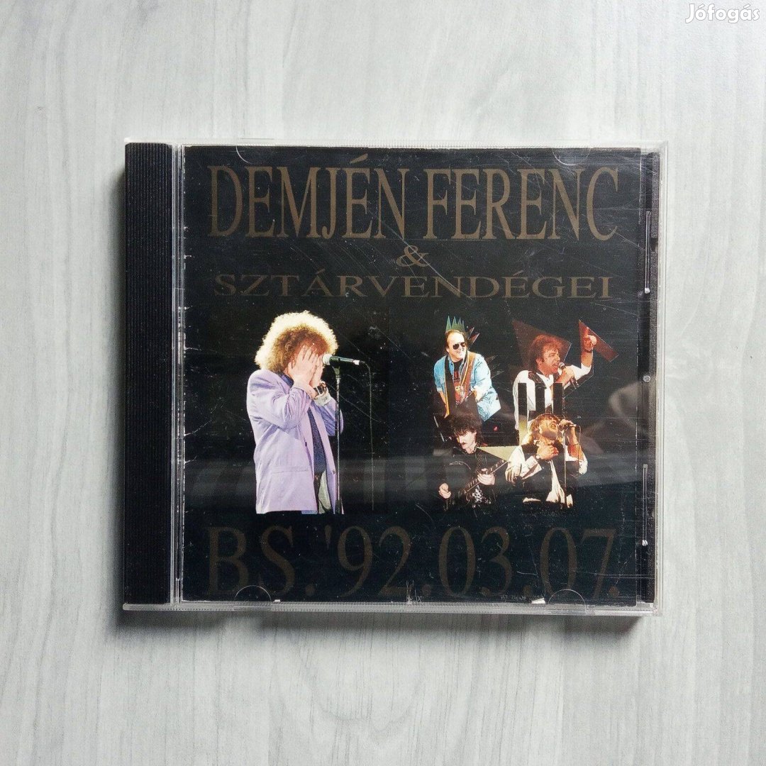 Demjén Ferenc & Sztárvendégei cd BS. '92.03.07 ritka cd lemez